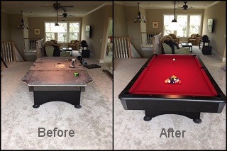 expert pool table recovering in Burlington content img3